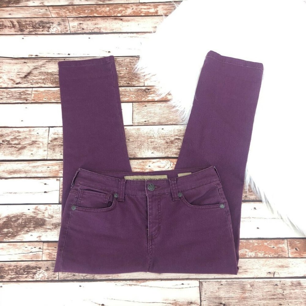 Vintage America Classic Rise Skinny Jeans Sz 2/25 - Picture 2 of 6